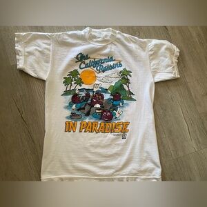 Vintage 1987 The California Raisins in Paradise Single Stitch T-Shirt - Sz M